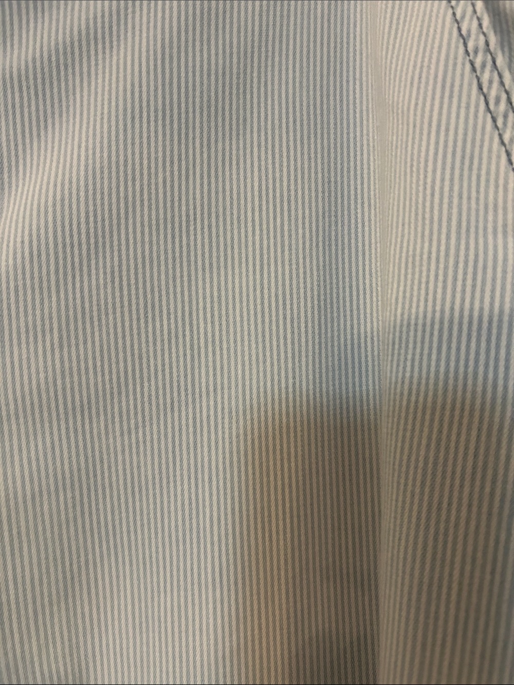 Lane Bryant Light Blue Pinstripe Flat Front Men's Shorts - Picture 2 of 4